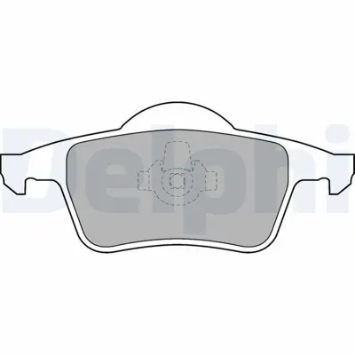 DELPHI LP1504 Arka Balata Volvo S60 2000-2010 S80 1998-2006 V70 97-07 Xc70 97-07 S70 97-00 86349255
