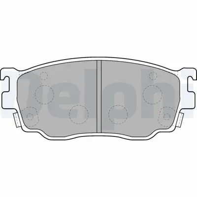 DELPHI LP1527 Fren Balatası On  323 626 Premacy 1997 > 12-2004 GJYG3328Z9C
