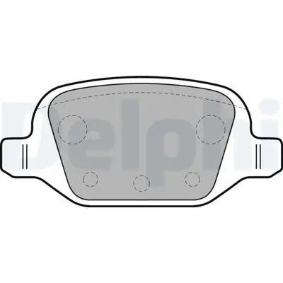 DELPHI LP1678 Arka Fren Balatası Fıat 500 1,4 Abarth 08 - 08> Fıat 500c 1,4 Abarth 09 - 09> 77364961, 9949335