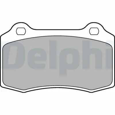 DELPHI LP1700 Arka Balata P208 12 16gti 13 Ds3 10 Volvo S60 I R 2.5t 03-10 V70 Iı 03-10 S-Ytpe Xj 02-09 2M5J2K021BA, 30683858, 4254C6, 6KL698151, MXD2750AA