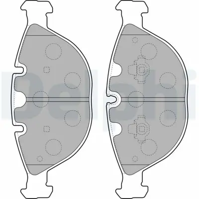 DELPHI LP1798 Fren Balatası On  535 540 550 635 650 760 X5 04-2000 > 34116774258