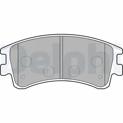 DELPHI LP1799 Fren Balatası On  6 06-2002 > 07-2007 GBP90342AF, GJYG3328Z9C