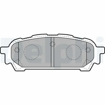 DELPHI LP1822 Arka Fren Balatası Impreza 2,0 12 - 00 Forester Sg 2,0 - 2,5 09 - 02> 26696FE050, 32006220
