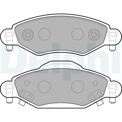 DELPHI LP1840 On Fren Balatası Yarıs 03>10 Vvtı 1,4 1,5 D4d 44650D010