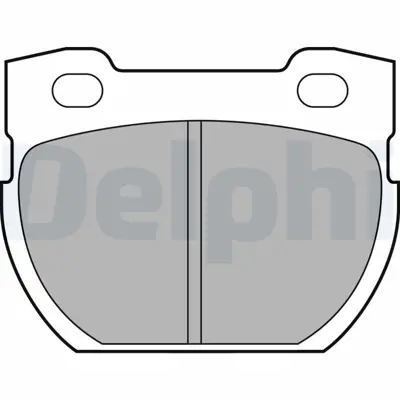 DELPHI LP1847 Arka Fren Balatası Hyundaı I10 1,1 - 1,1crdı 12 - 07 5810107A20