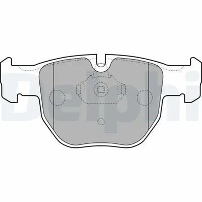 DELPHI LP1863 Fren Balatası On Range Rover 02-09 SFC500090