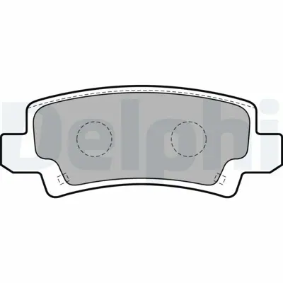 DELPHI LP1864 Arka Balata Corolla 1.4 1.6 1.4vvti 1.6vvti 1.8 Vvti 00-02 7.07 1.4 D4d 04-07 2.0d4d 02-07 4466020