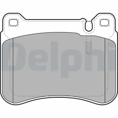 DELPHI LP1979 Fren Balatası On Mercedes C180 C200 C220 C230 C240 C270 C320 C350 Clc350 Clk200 Clk220 C A0044205120