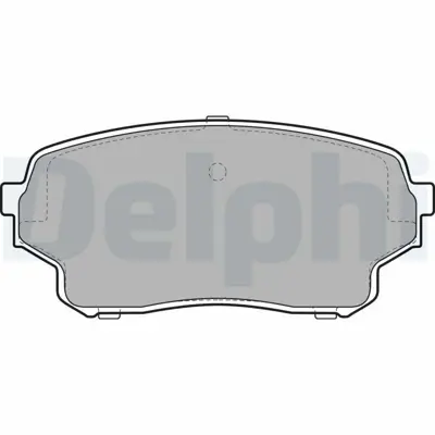 DELPHI LP2000 Fren Balatası On Suzukı Grand Vıtara 10-2003 > 12-2005 5520050J03