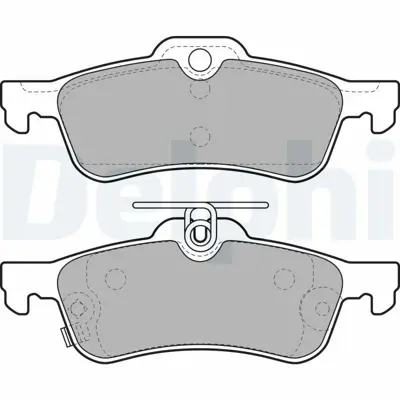 DELPHI LP2007 Arka Fren Balatası Honda Cıvıc 2012> Toyota Yarıs 2010> 44660D010