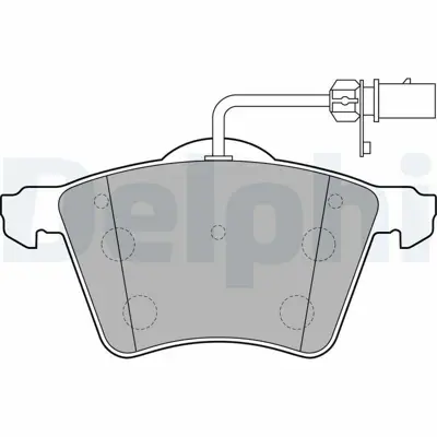DELPHI LP2021 Fren Balatası Ikaz Fıslı On      Galaxy  Alhambra  Sharan 05-2000 > 1M212K021BA, 7M3698151B
