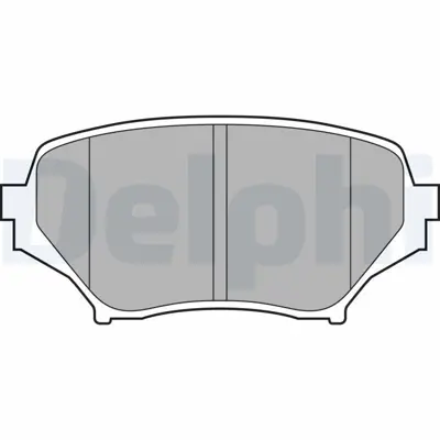 DELPHI LP2026 Fren Balatası On  Mx-5 07-2005 > 09-2015 NFY73328ZD