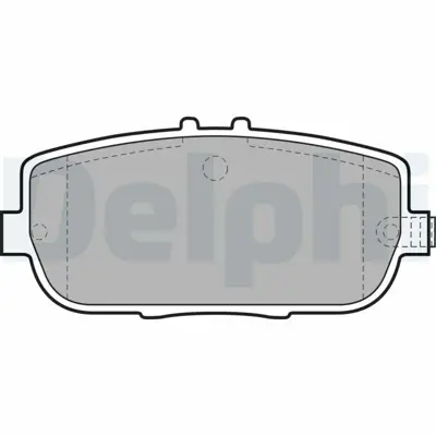 DELPHI LP2027 Arka Fren Balatası 1,8 2,0 Mx 5 Iıı 05> 6000615057, NFZ72643Z