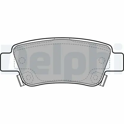 DELPHI LP2047 Fren Balatası Arka Honda Cr-V 01-07 43022SWWG01