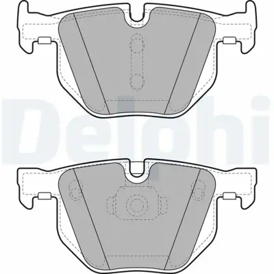 DELPHI LP2068 Fren Balatası Arka  X5 X6 04-2007 > 34216776937