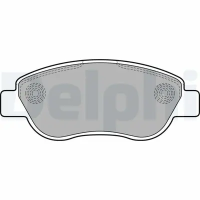 DELPHI LP2075 Fren Balatası On    Palıo  Megane Scenıc 03-2000 > 98845340
