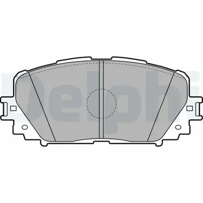DELPHI LP2123 On Fren Balatasi Yaris Vvt I 06>11 Yaris Hibrit 11> (Fransa Tipi) 446552270