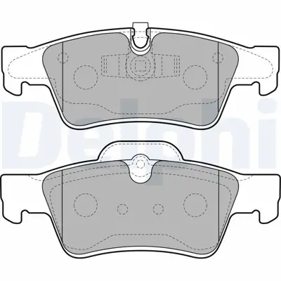DELPHI LP2124 Fren Balatası Arka W463 04> W164 05>11 W251 05>12 A1644201920