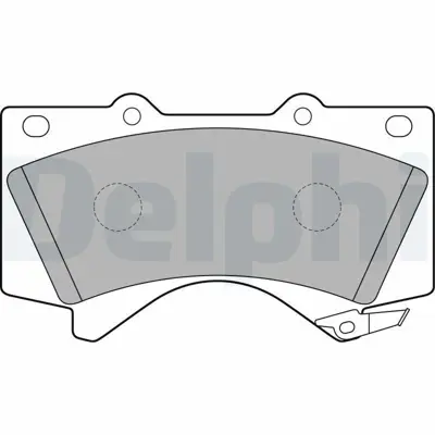 DELPHI LP2134 On Fren Balatasi Landcruiser Td 4.2 4.7 98>08 Lexus 01>08 44650C020