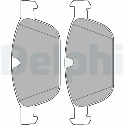DELPHI LP2140 On Fren Balatası Volvo Xc60 08> - Xc90 2.4 D5 02>15 30793943
