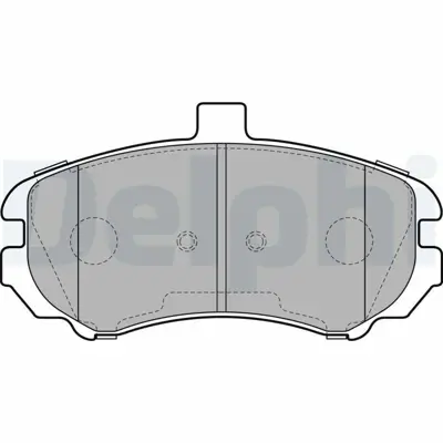 DELPHI LP2150 On Fren Balatası Hyundaı Elantra 03-05 581012DA50