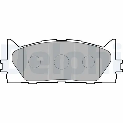 DELPHI LP2169 Fren Balatası On Lexus   Es240 Es350  Camry 11-2005 > 4465YZZEG