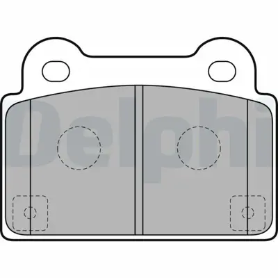 DELPHI LP2177 Fren Balatası Arka Mıtsubıshı Lancer Evo X 01-08 4605C025