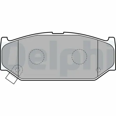 DELPHI LP2182 Fren Balatası On Suzukı Swıft 02-2005 > 07-2017 5581071L03