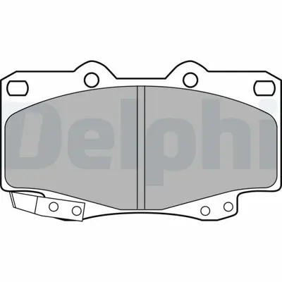 DELPHI LP2242 On Fren Balatasi Toyota Yaris 2002-2006 Corolla Verso Vvt-I 2001-> 446504030
