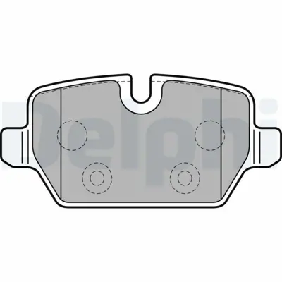 DELPHI LP2247 Fren Balatası Arka Mını Countryman D Cooper Cooper Dx Cooper Sdx (R60) Paceman 10> 34219808172