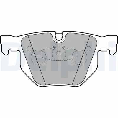 DELPHI LP2256 Fren Balatası Arka  325 330 335 X1 03-2005 > 34216791938