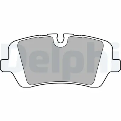 DELPHI LP2508 Fren Balatası Arka Range Rover 13> Range Rover Sport 14> LR036574
