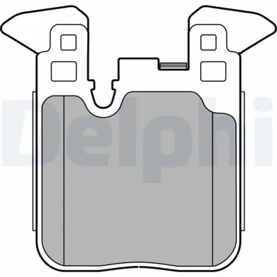 DELPHI LP2660 Fren Balatası Arka Bmw 1serı F20 F21 3serı F30 34218099354