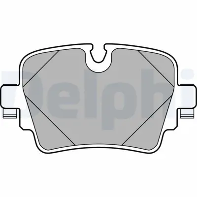 DELPHI LP2767 Fren Balatası Arka Jaguar F-Type (X152) 12> C2D40929, C2D49906, T2R7945, T2R61946