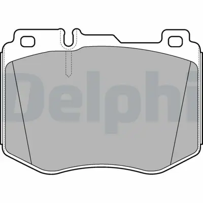 DELPHI LP3172 Fren Balatası On  C250 C300 E200 E220 E350 Glc220 Glc250 Glc43 05-2014 > A008420182064
