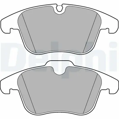 DELPHI LP3180 Fren Balatası On Jaguar Xe X760 15> C2C35612