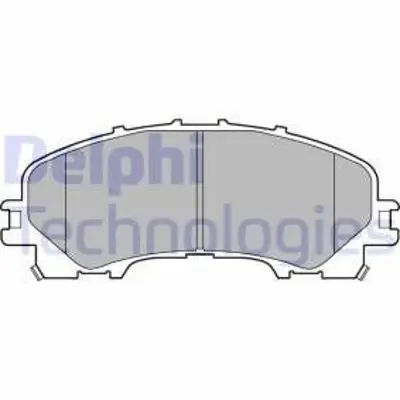 DELPHI LP3183 Fren Balatası On Nıssan X-Traıl 1.6 Dıg T 1.6 Dcı 2015-> X Traıl 2.0 Dcı 2016-> (7 Koltuk) D10604CC0A, D10604GA5A, 410608710R, D10603WU0A, D10604GA0J, 410607185R, D10604GA0A, 4010607185R, AY040NS170, D10604CC04