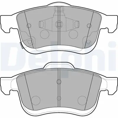 DELPHI LP3220 Fren Balatası On  500l 09-2012 > 77366915