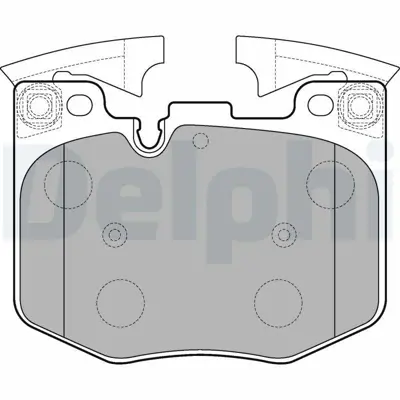 DELPHI LP3235 Fren Balatası On Bmw G30 G20 G01 G02 G05 G06 G07 G29 G11 G12 G14 G15 G16 34116874430