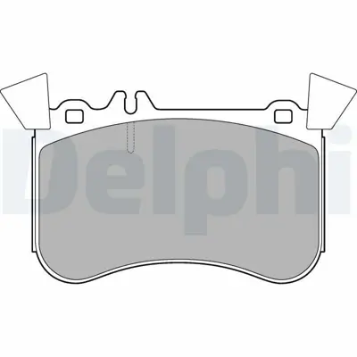 DELPHI LP3242 Fren Balatası On 4-Matic X156 15> W176 14>18 C117 15>19 4204100