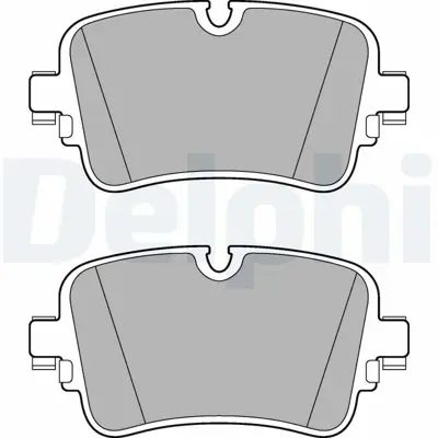 DELPHI LP3274 Fren Balatası Arka A8 17 Q7 15 Touareg 17 4KE698451A, 4M0698451M, 4N0698451C, 4M0698451G, 4N0698451E, 4M0698451R, 4M0698451BG, 4M0698451BE, 4M0698451BP, 4M0698451AD