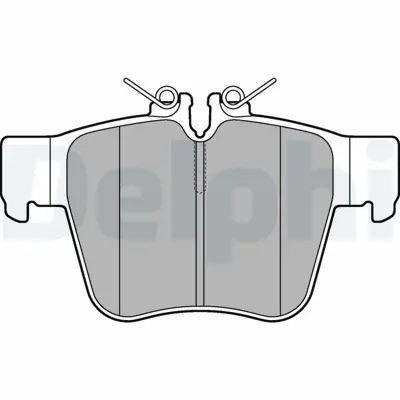 DELPHI LP3277 Fren Balatası Arka  C43 Glc220 Glc250 Glc350e Glc43 06-2015 > 4205900, A0004208300, A0004205900, 4208300, A0004205200, 4205200, 4208703, A0004208703, A004205900, 4207803