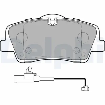 DELPHI LP3292 Fren Balatası Arka Hyundaı H350 04-2015 > 5830159A00