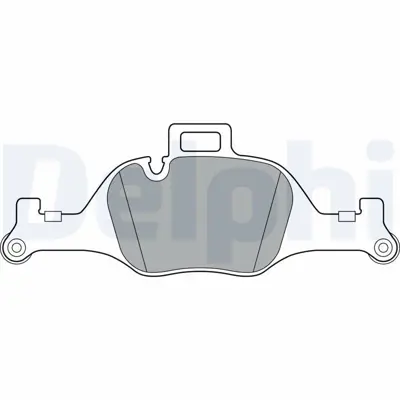 DELPHI LP3299 Fren Balatası On Bmw G20 G30 G11 G01 G02 34116875396