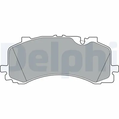 DELPHI LP3307 On Fren Balatasi Tourneo Custom Transit Custom V362 2,2tdci 12 -> (Arka Tek Teker) Cift Fisli 4M0698151AH