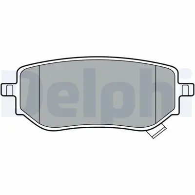 DELPHI LP3402 Fren Balatası Arka X-Class 470 17> 4704230600