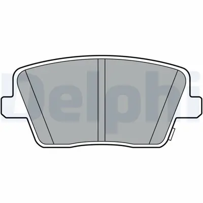 DELPHI LP3404 Arka Fren Balatası I30 11-2016 58302S0A50