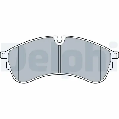 DELPHI LP3545 Ön Fren Balatası Vw Crafter 09-2016 2N0698151A