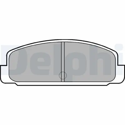 DELPHI LP401 Fren Balatası Arka Mazda 323 626 2.0 98>02 Mazda 6 03>10 Premacy 99-05 FA6749230