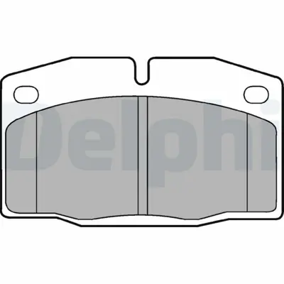 DELPHI LP415 On Fren Balatası Corsa A Omega A Vectra A Kadett E 1605496, 1605586, 1605670, 1605671, 1605677, 1605696, 1605697, 1605795, 1605783, 1605787